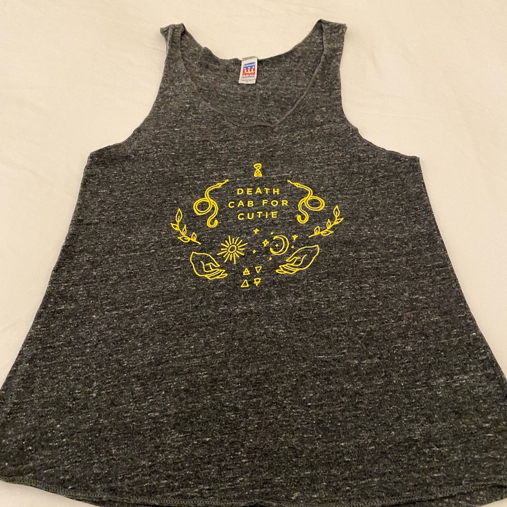 Gray Death Cab for Cutie Tank Top